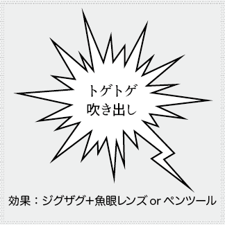 ペンツールで作るトゲトゲ叫び吹き出しの目次画像