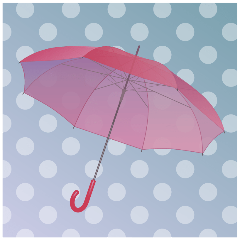 傘の描き方 コツをおさえて簡単リアル Illustratorチュートリアル カルアカはwebが無料で学べる