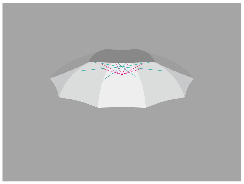傘の描き方 コツをおさえて簡単リアル Illustratorチュートリアル カルアカはwebが無料で学べる